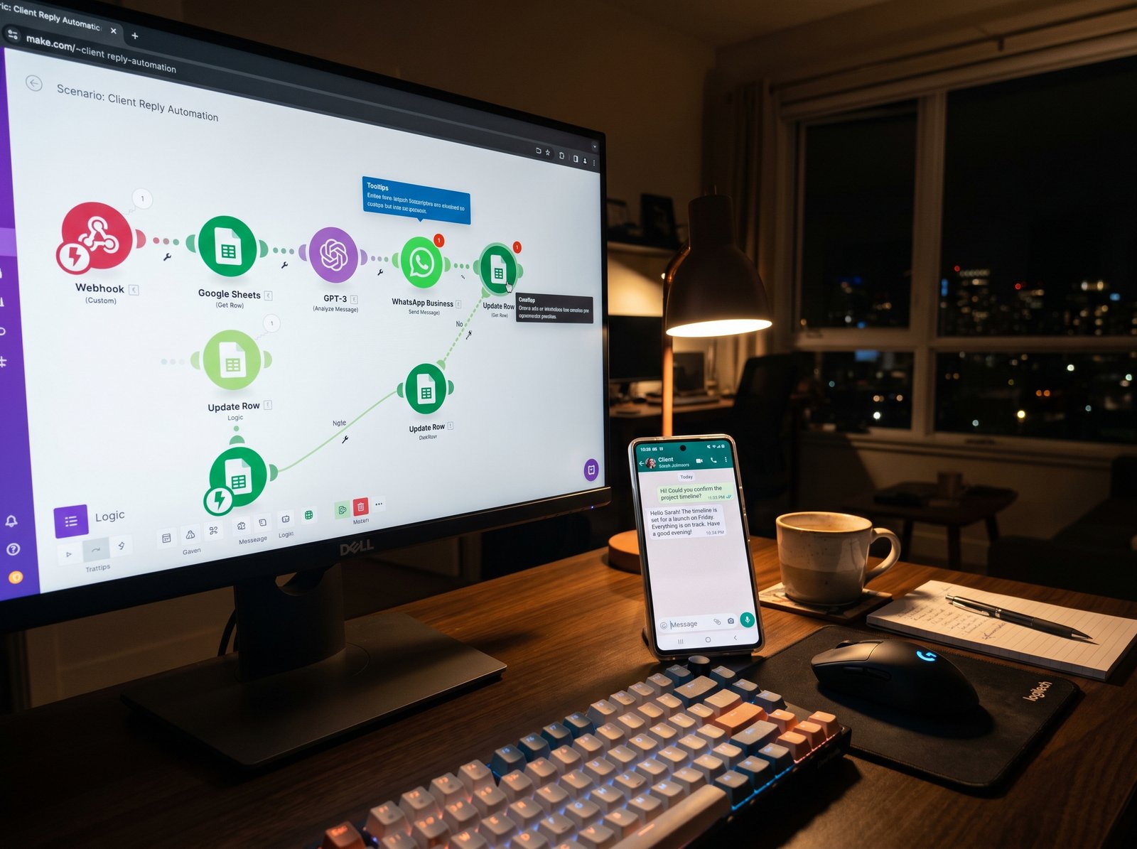 como ganhar dinheiro com inteligência artificial usando automação de WhatsApp